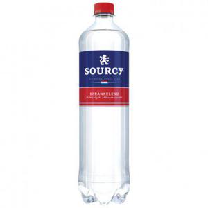 Sourcy Rood mineraalwater fles