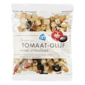 AH Mini salade croutonmix zontomaat-olijf