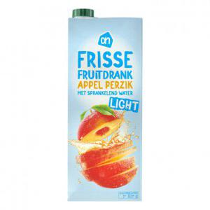 AH Frisse fruitdrank appel-perzik light