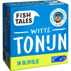 Fish Tales Albacore tonijn in olijfolie MSC