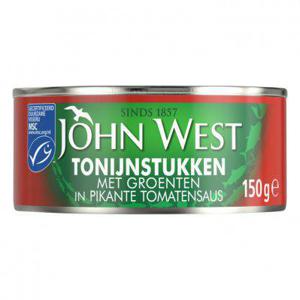 John West Tonijnstukken met groente