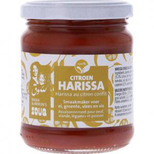 Souq Harissa met geconfijte citroen