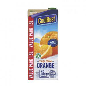 CoolBest Premium orange pulp free