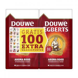 Douwe Egberts Aroma rood dubbelpak filterkoffie