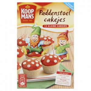 Koopmans Mix voor paddenstoel cakejes