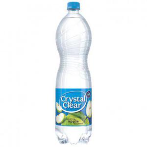 Crystal Clear Sparkling apple fles