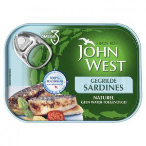 John West Gegrilde sardines naturel MSC