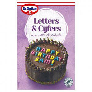 Dr. Oetker Chocolade letters & cijfers