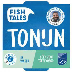 Fish Tales Skipjack in water zonder toegevoegd zout