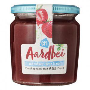 AH Aardbei fruitspread minder suiker