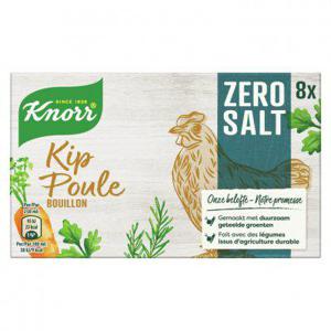 Knorr Bouillon zonder zout kip