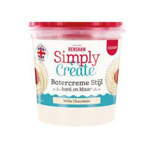 Simply Create Witte chocolade botercreme