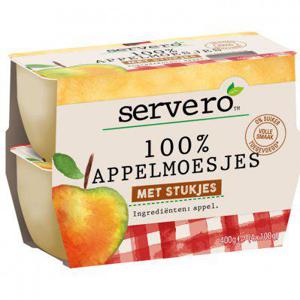 Servero 100% appelmoesjes met stukjes