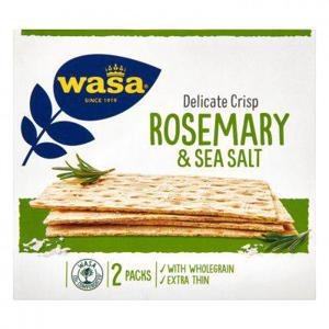 Wasa Delicate thin crisp rosemary & salt