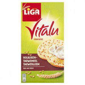 Liga Vitalu volkoren tarwemeel-bloem crackers