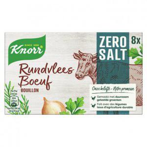 Knorr Bouillon zonder zout rund