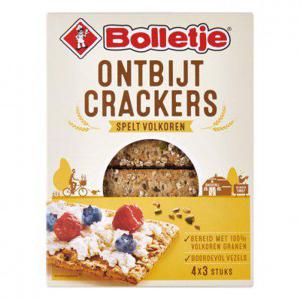 Bolletje Ontbijtcrackers spelt volkoren