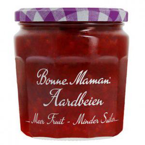 Bonne Maman Meer fruit minder suiker aardbeien jam