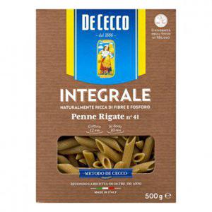 De Cecco Penne rigate integrali nr41