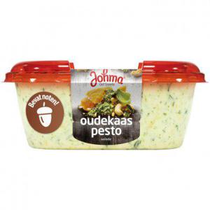 Johma Oudekaas-pesto salade