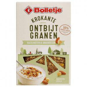 Bolletje Krokante ontbijtgranen hazelnoot amandel