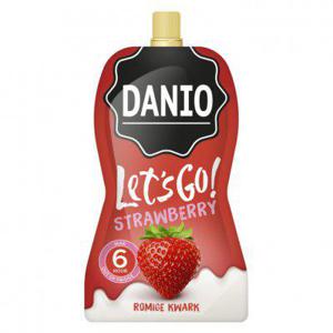 Danone Danio Let's go kwark aardbei