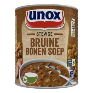 Unox Soep in blik stevige bruine bonensoep