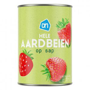 AH Hele aardbeien op sap