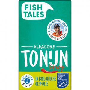 Fish Tales Witte tonijn in spicy bio olijfolie