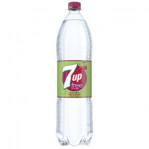 7up Free lemon lime cherry fles