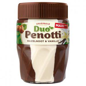 Duo Penotti Hazelnoot & vanille maxi potti 615g