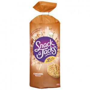 Snack a Jacks Rijstwafels caramel