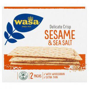 Wasa Delicate thin crisp sesame & seasalt