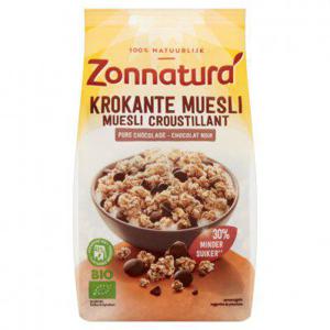 Zonnatura Krokante muesli pure chocolade