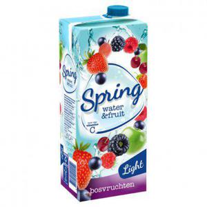 Spring Water & fruit bosvruchten light