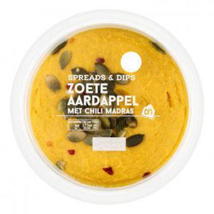 AH Zoete aardappel spread chili en madras