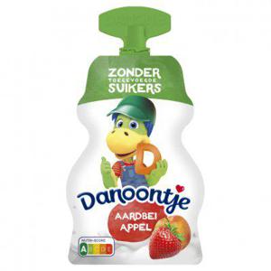 Danone Danoontje tussendoortje aardbei-appel