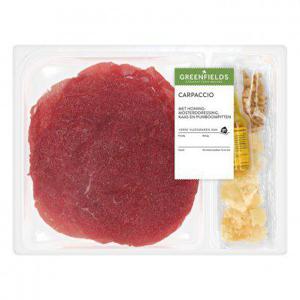 AH Greenfields Carpaccio honing mosterd dressing