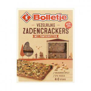 Bolletje Vezelrijk zadencrackers pompoenpitten