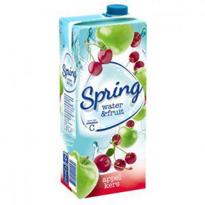 Spring Water & fruit kers-appel