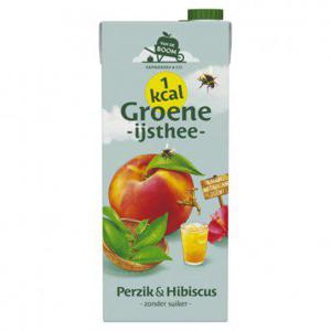 Van de Boom 1kcal Ijsthee perzik-hibiscus