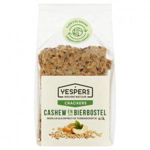 Yespers Crackers cashew & bierbostel