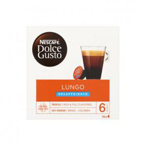 Nescafé Dolce Gusto Lungo decaffeinato koffie cups