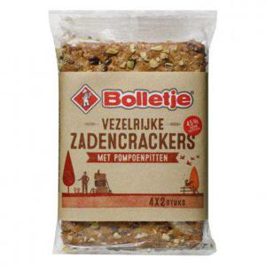 Bolletje Vezelrijke zadencrackers pompoenpitten