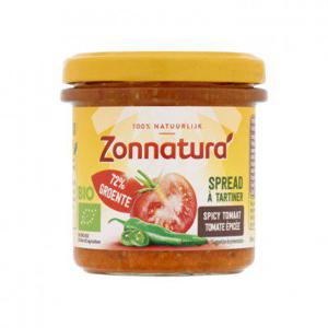 Zonnatura Groentespread spicy tomaat bio