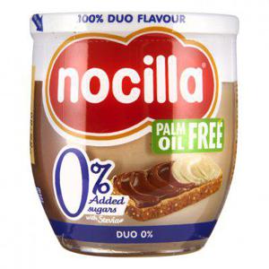 Nocilla Hazelnootpasta 0% suiker duo