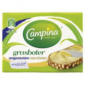 Campina Botergoud ongezouten grasboter