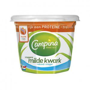 Campina Magere milde kwark naturel