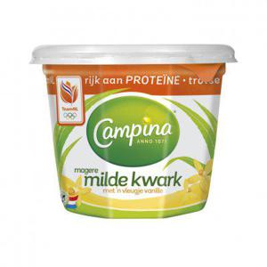 Campina Magere kwark met een vleugje vanille