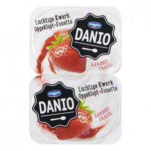 Danone Danio luchtige kwark aardbei